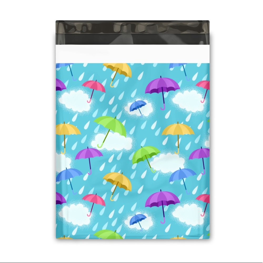 CLEARANCE 25 10X13 Umbrella Poly Mailers - Picture 3 of 6